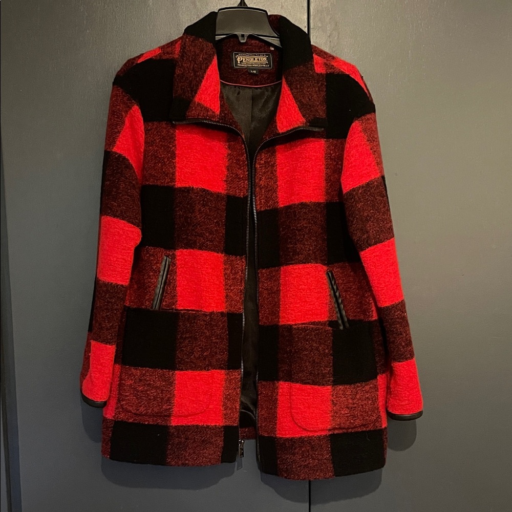 Pendleton Red and Black Checkered Jacket